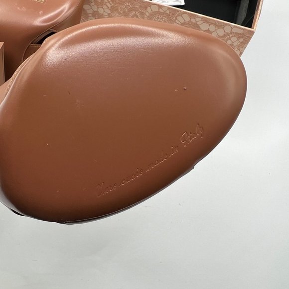 Dolce & Gabbana 105mm Crisscross Elegant Leather Slide Mules - Picture 14 of 15